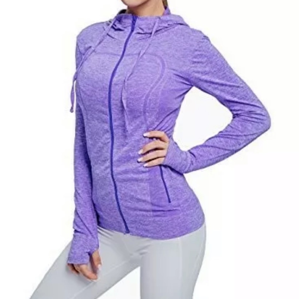Womens Active Jacket Purple Size M Fitbest